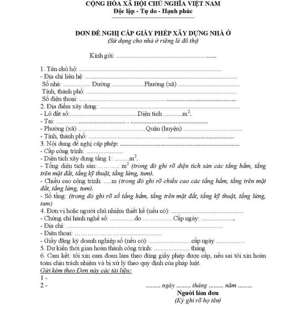 Quy định về sửa chữa nhà