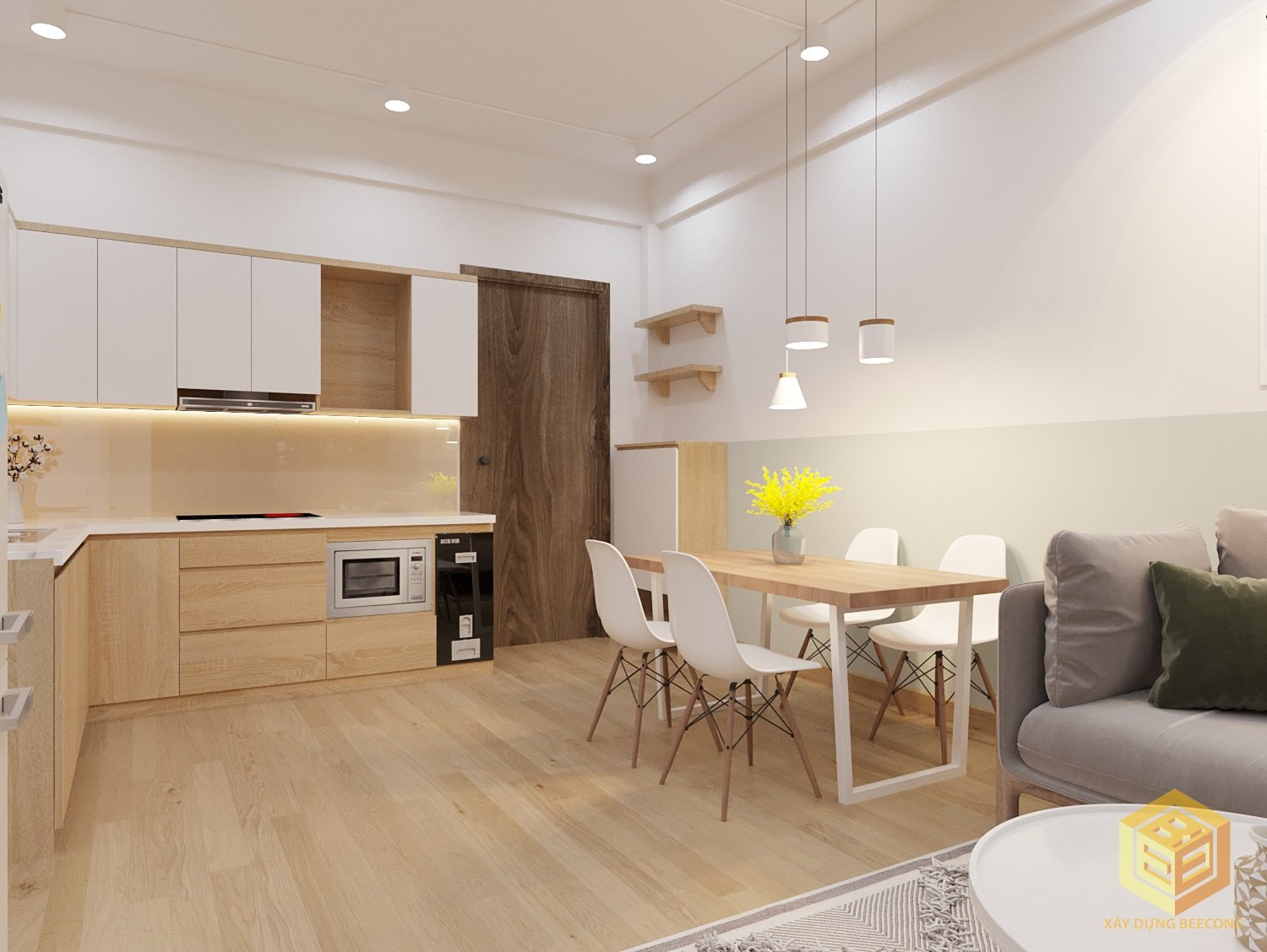 Dự án thi công nội thất nhà chung cư đẹp, ấn tượng nhất do Beecons thực hiện